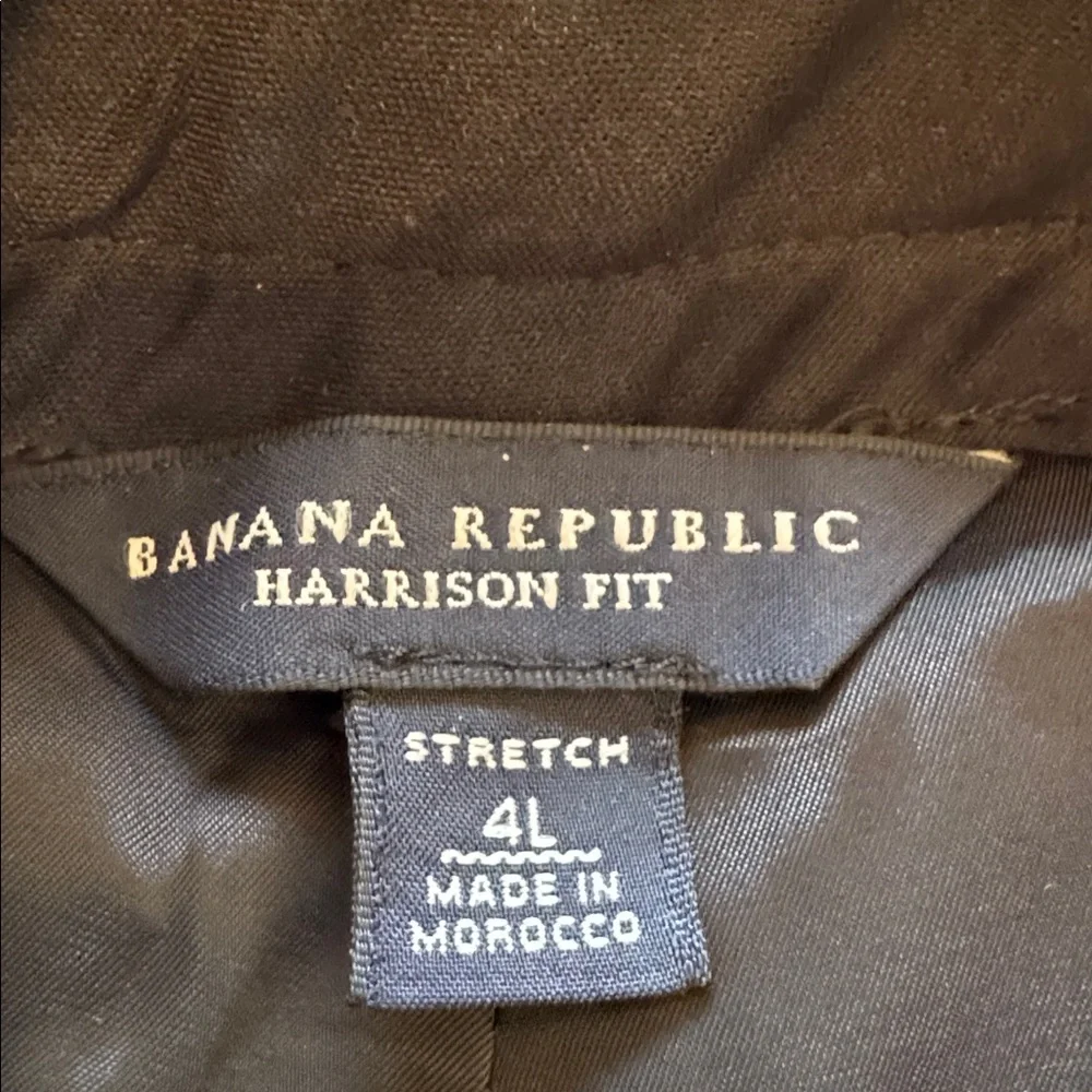 NWT Banana Republic Harrison Wool Stretch‎ Pants  Fully Lined Size 4Long